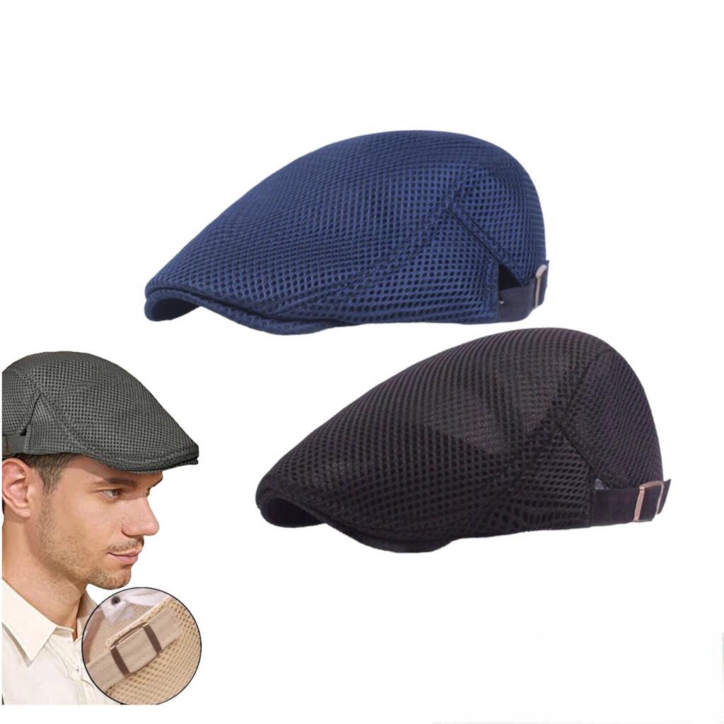 kit 02 Boina Chapéu Masculina Italiana Estilo Inglesa Barcelona Aba Curva Britânica