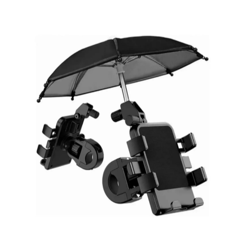 Suporte de Celular Para Moto e Bicicleta Com Guarda Chuva Anti Reflexo - OR SP26