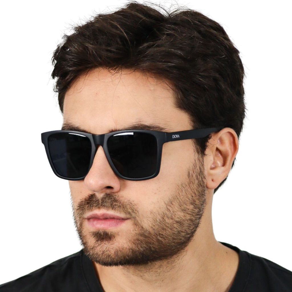 Óculos de Sol Esportivo Tendência Masculino Em Alta Proteção UV400 Doha