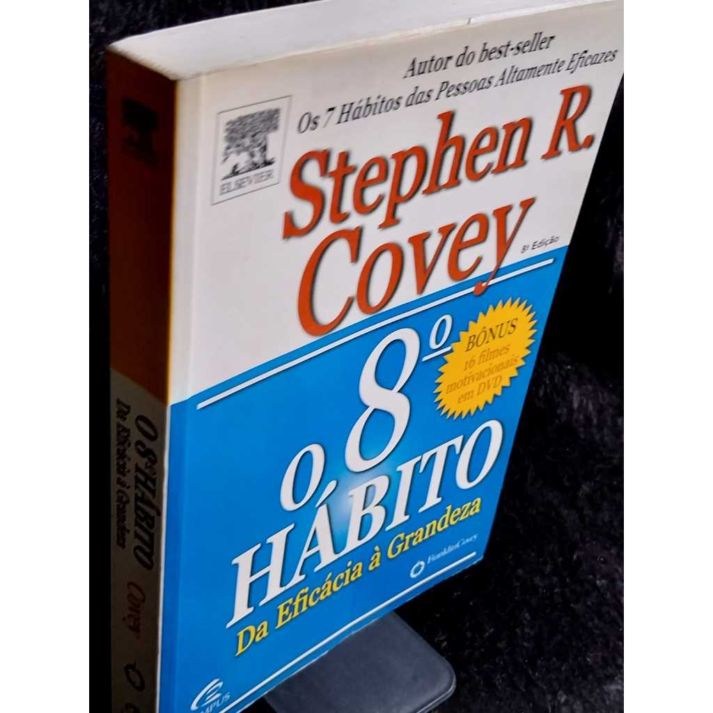 Livro O 8º Hábito - Da Eficácia à Grandeza - Sebo de livros usados desapego de livros usados