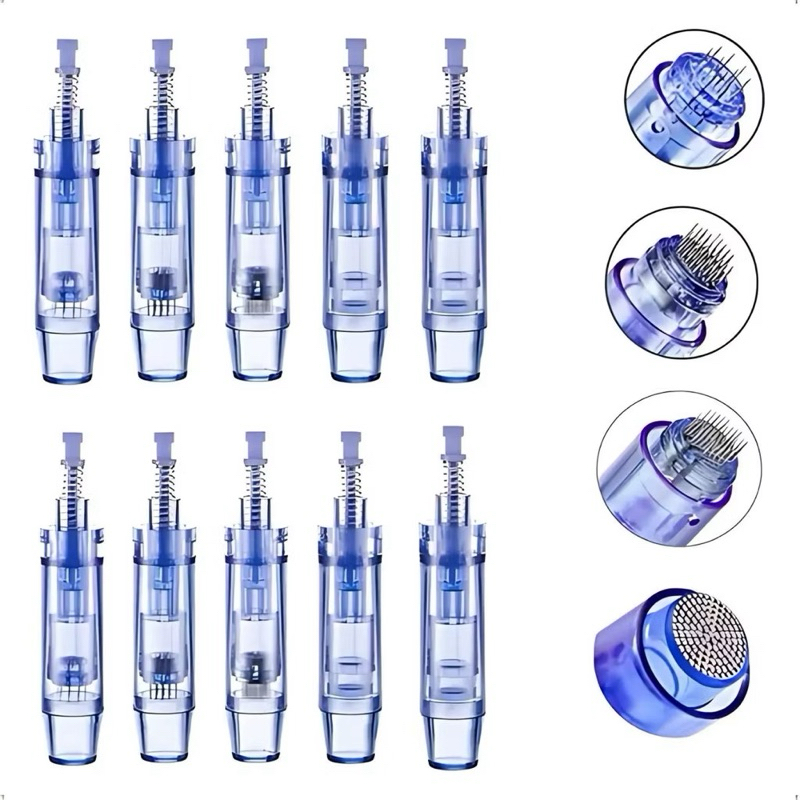 Kit 20 Cartuchos Dermapen 12, 36, 42 e NANO Microagulhamento Caneta Dermapen Dr Pen N2 MyM M7 M5 A6
