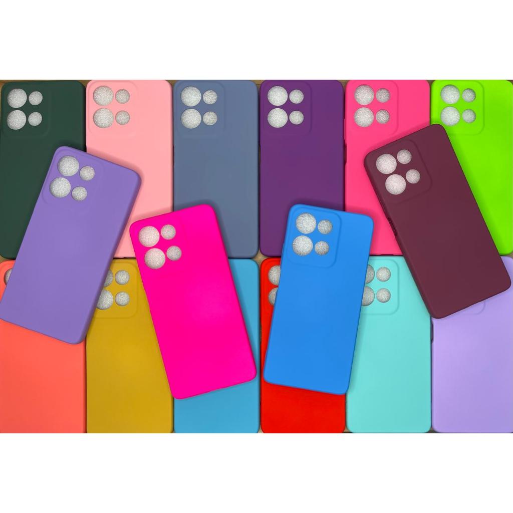 Capa Capinha Para Motorola G75 Silicone Aveludado Pelicula Case