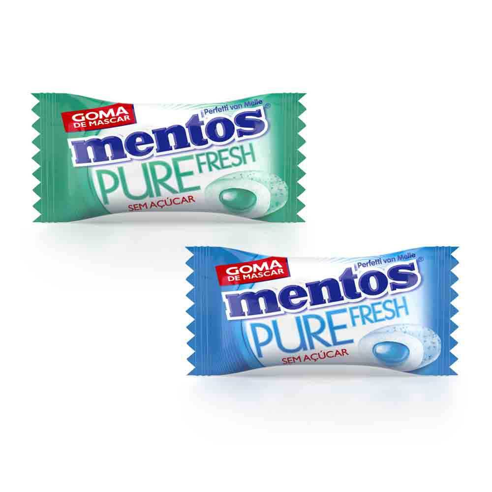 Kit com 2 Caixas Chiclete Mentos Pure Fresh Sortido c/60 - Perfetti — imagem 2 de 2