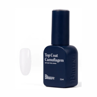 Top Coat Camuflagem Silk White 11ml - Bluwe em Oferta na Shopee