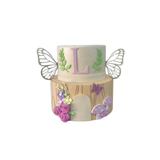 Bolo fake jardim encantado personalizado 2 andares em Oferta na Shopee