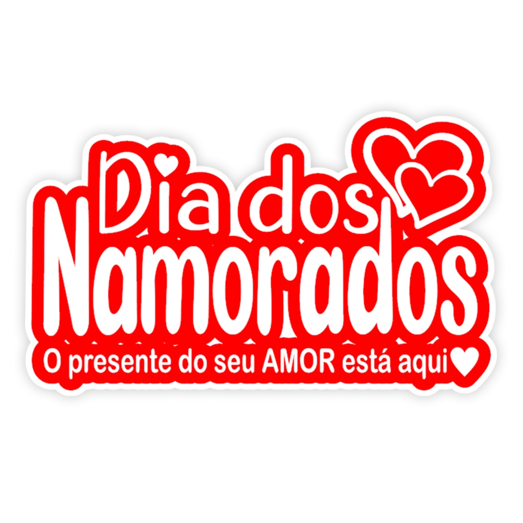 Adesivo Dia Dos Namorados Vitrine Loja Roupa Fachada Shopping Joalheria Perfumaria Amor Love 60cm