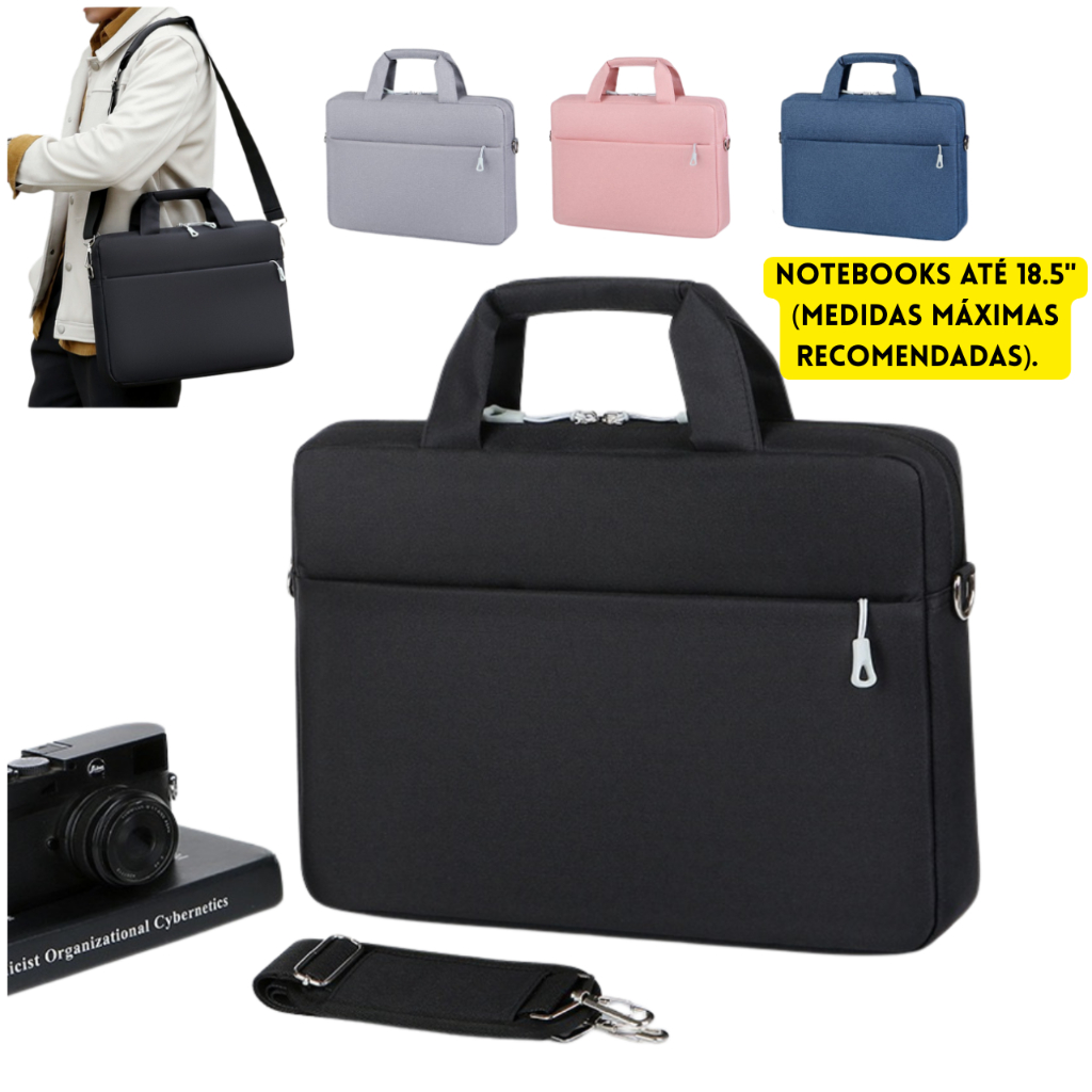 Bolsa Capa Case Pasta Maleta Para Notebook 14'' Com Alça E Forrada em Oferta na Shopee