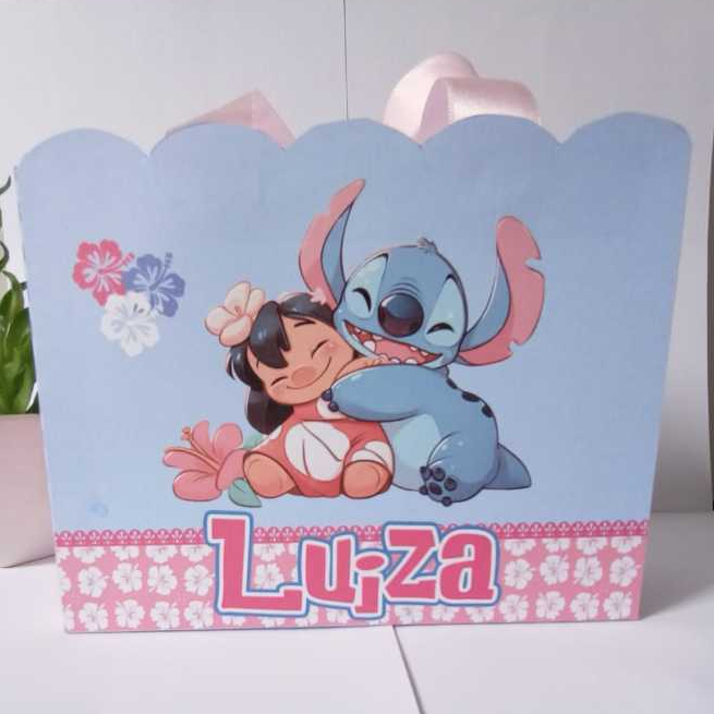 Sacolinha Stitch - Lembrancinhas Stitch- Aniversário Stitch- Personalizados Stitch - Festa Stitch -Personalizados Stitch