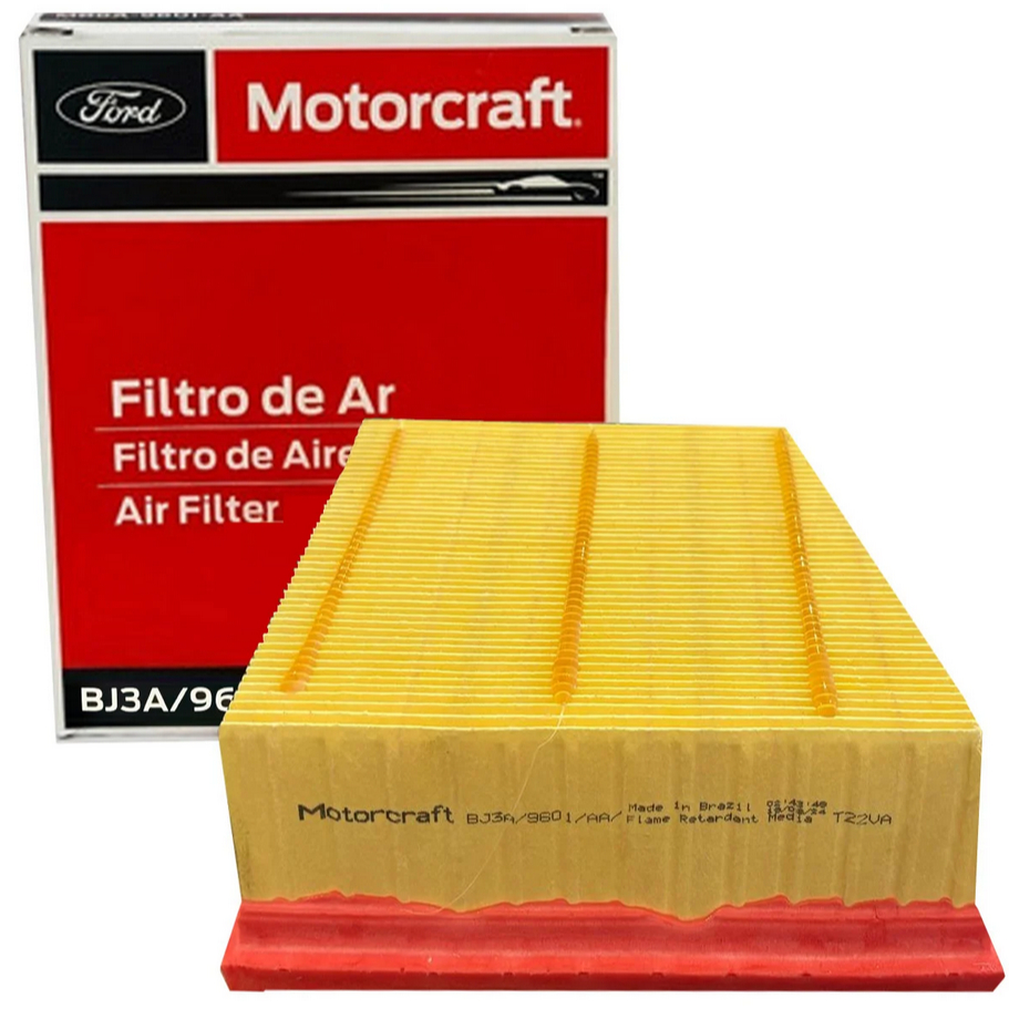 Filtro De Ar Do Motor Original Ford Motorcraft BJ3A9601AA - Ka E Ecosport Dragon 1.5 3 Cilindros em Oferta na Shopee
