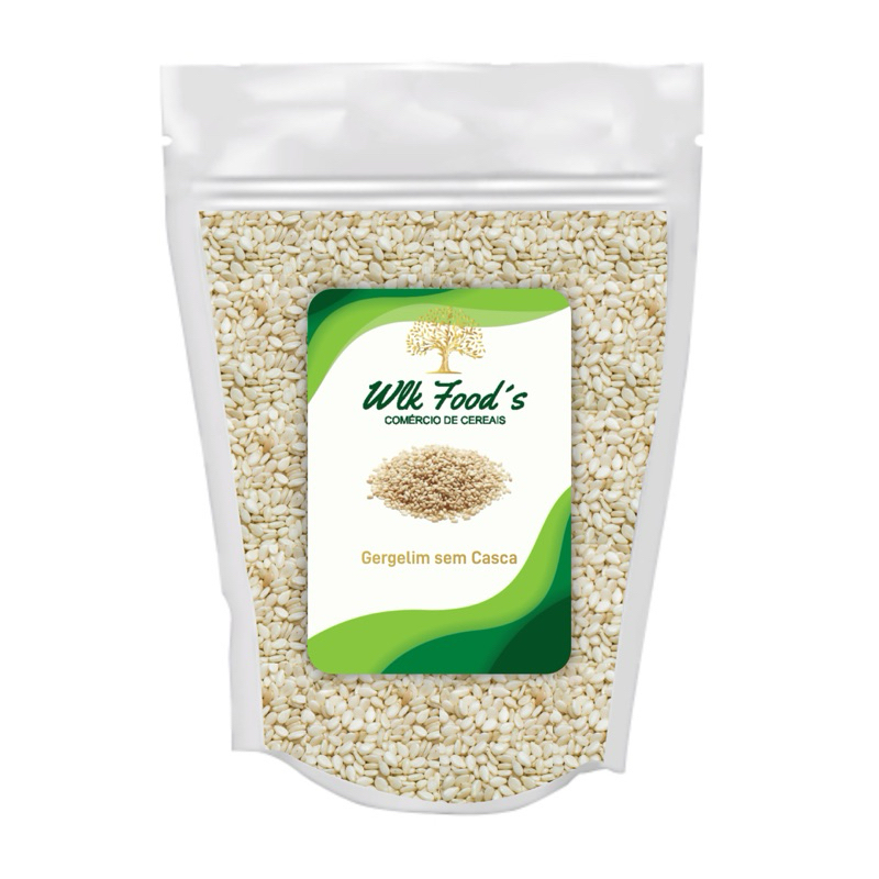 GERGELIM BRANCO SEM CASCA - 1KG - 500G em Oferta na Shopee