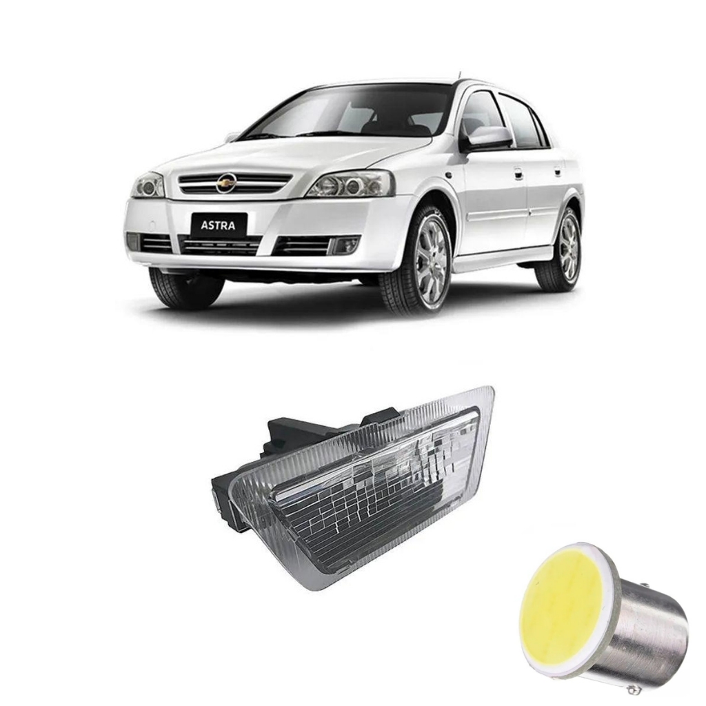 Lanterna Traseira Placa Astra Hatch Sedan 1999 a 2002