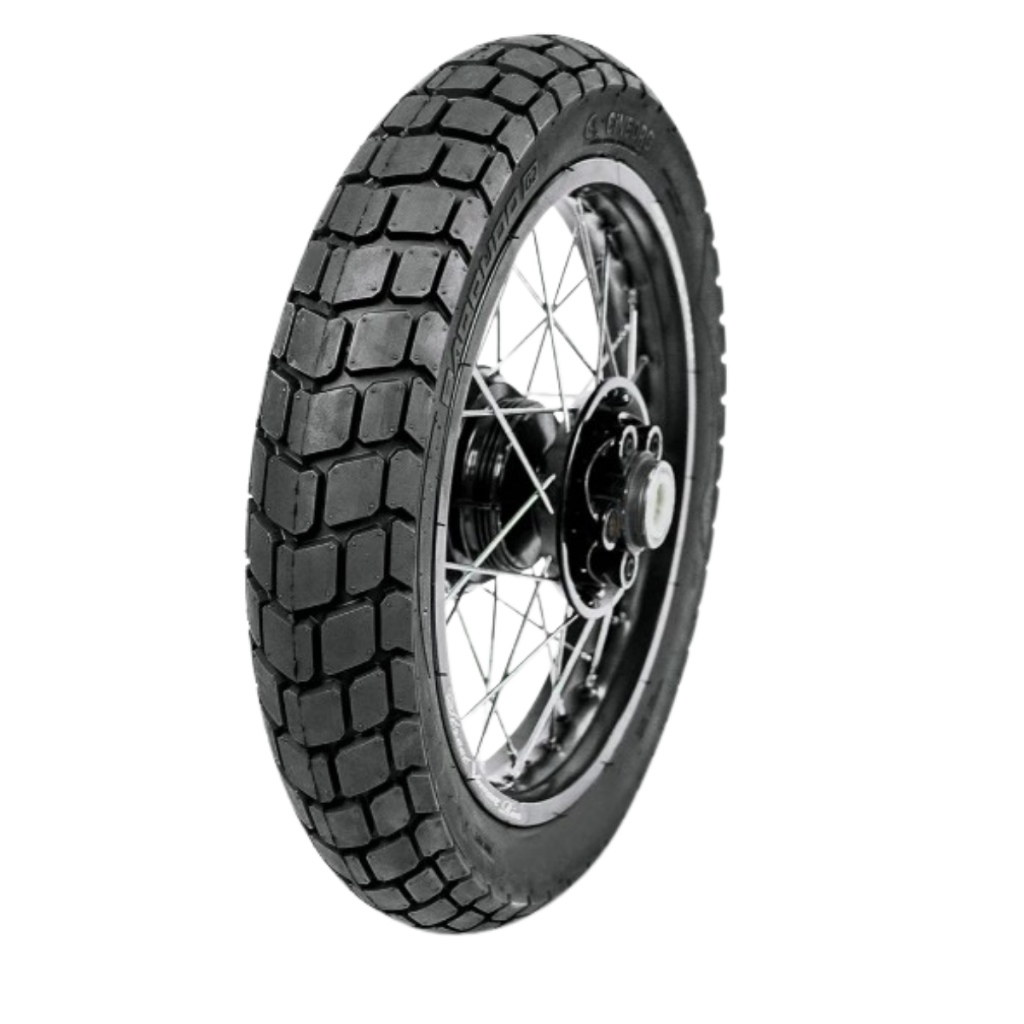 Pneu Cinborg Dianteira Para Moto 90/90-19 Bros XRE XTZ Parrudo G2 Com Câmara