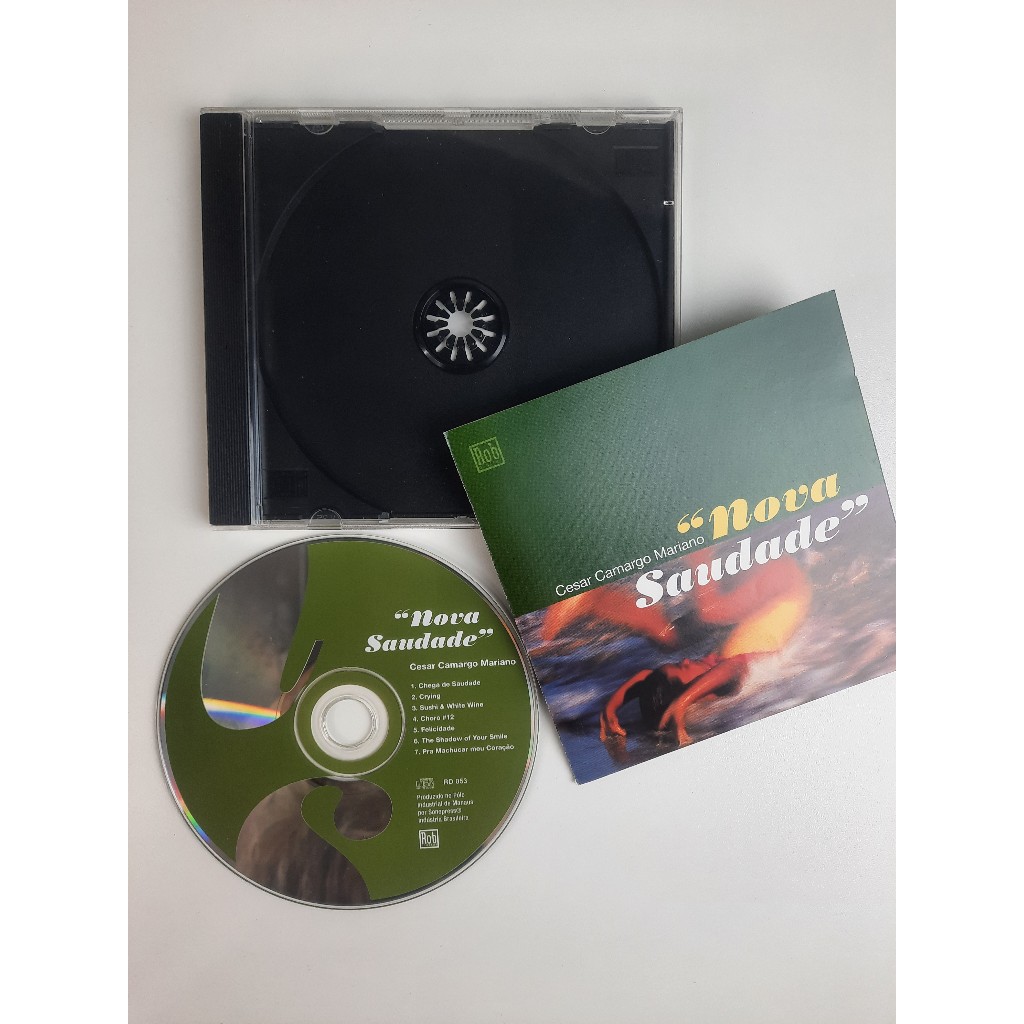 CD Cesar Camargo Mariano Nova Saudade 2001 Raro