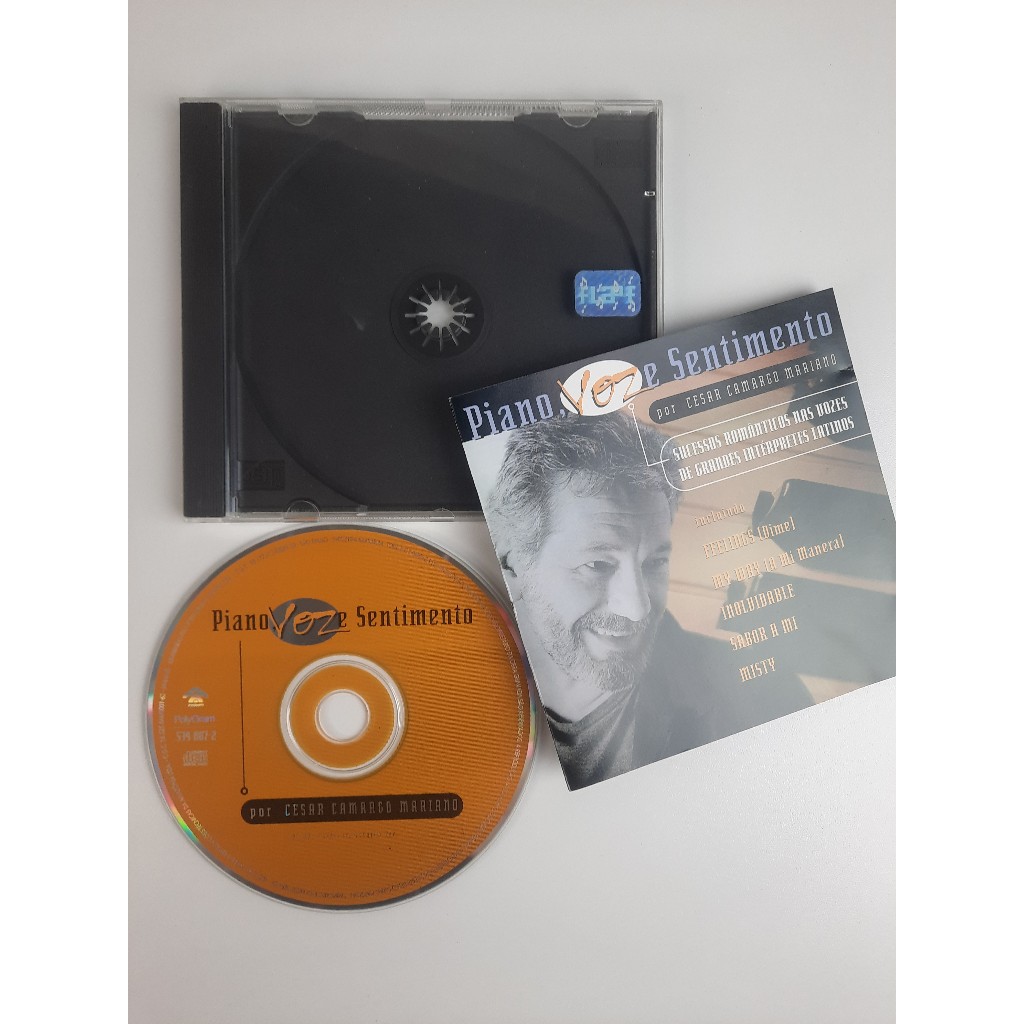 CD Cesar Camargo Mariano Piano, Voz e Sentimento 1997 Raro