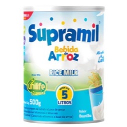 Bebida de Arroz KIDS Supramil 500g - Sabor Baunilha Unilife