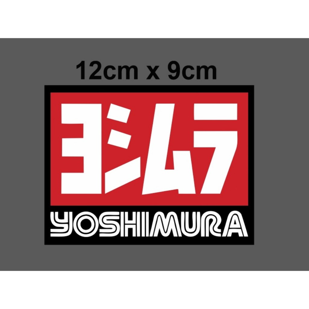 Adesivo Yoshimura Escapamento Escape 12x9cm Leia Descrição ATENÇÃO