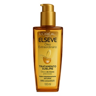 Óleo Extraordinário Tratamento  Elseve Loréal Paris 100ml em Oferta na Shopee