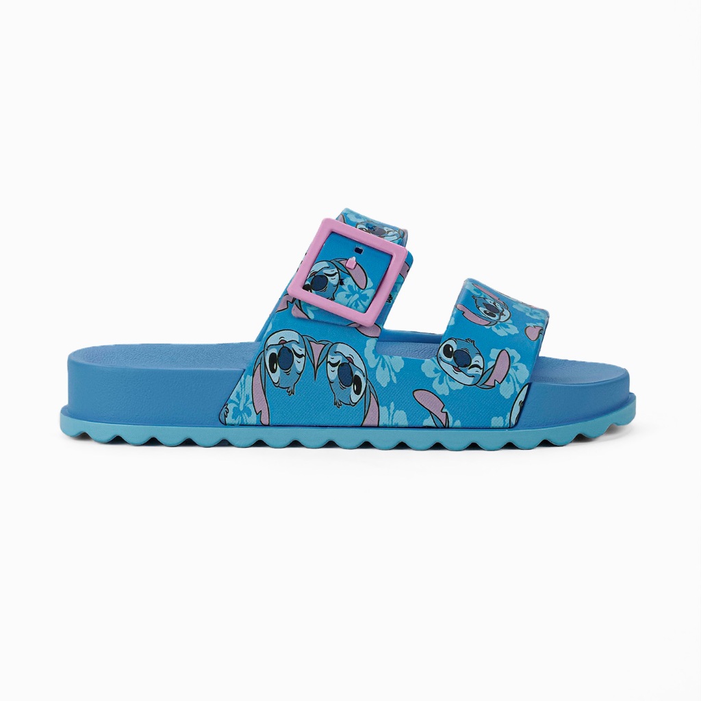 Sandália Stitch Summer Divertidamente e Moana Chinelos Grendene  Slide Infantil
