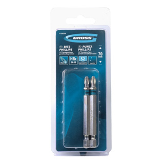 Ponta Bits Ph2 70mm Magnético Antiderrapante Ponteira Parafusadeira 2 peças Aço S2 Gross em Oferta na Shopee