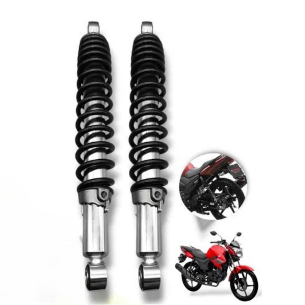 Par Amortecedor Fazer Factor 150 14 A 24 Mola PRETO Rhino