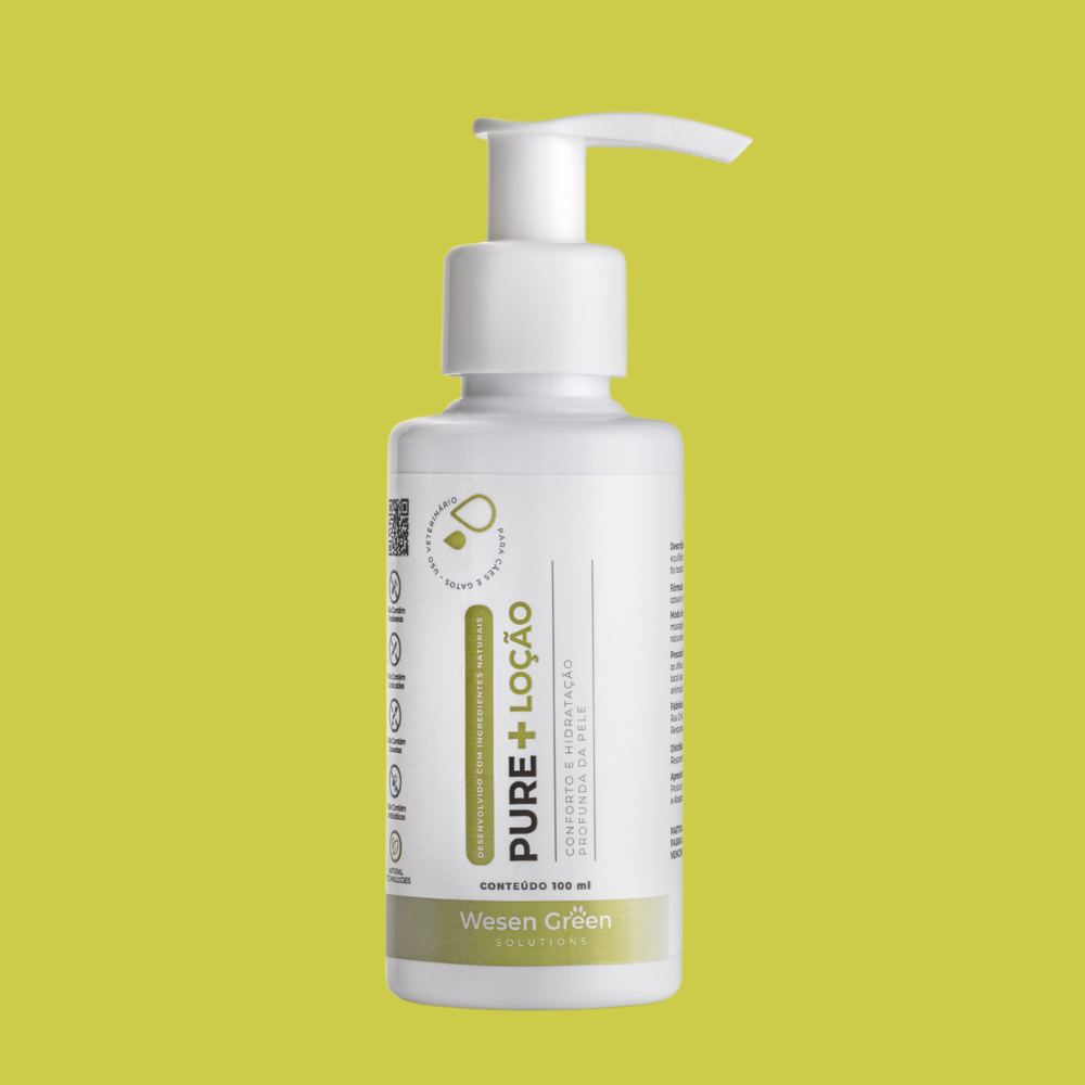 Pure+ Loção Wesen Green – Máxima Proteção Dermatológica & Equilíbrio do Microbioma da Pele em Oferta na Shopee