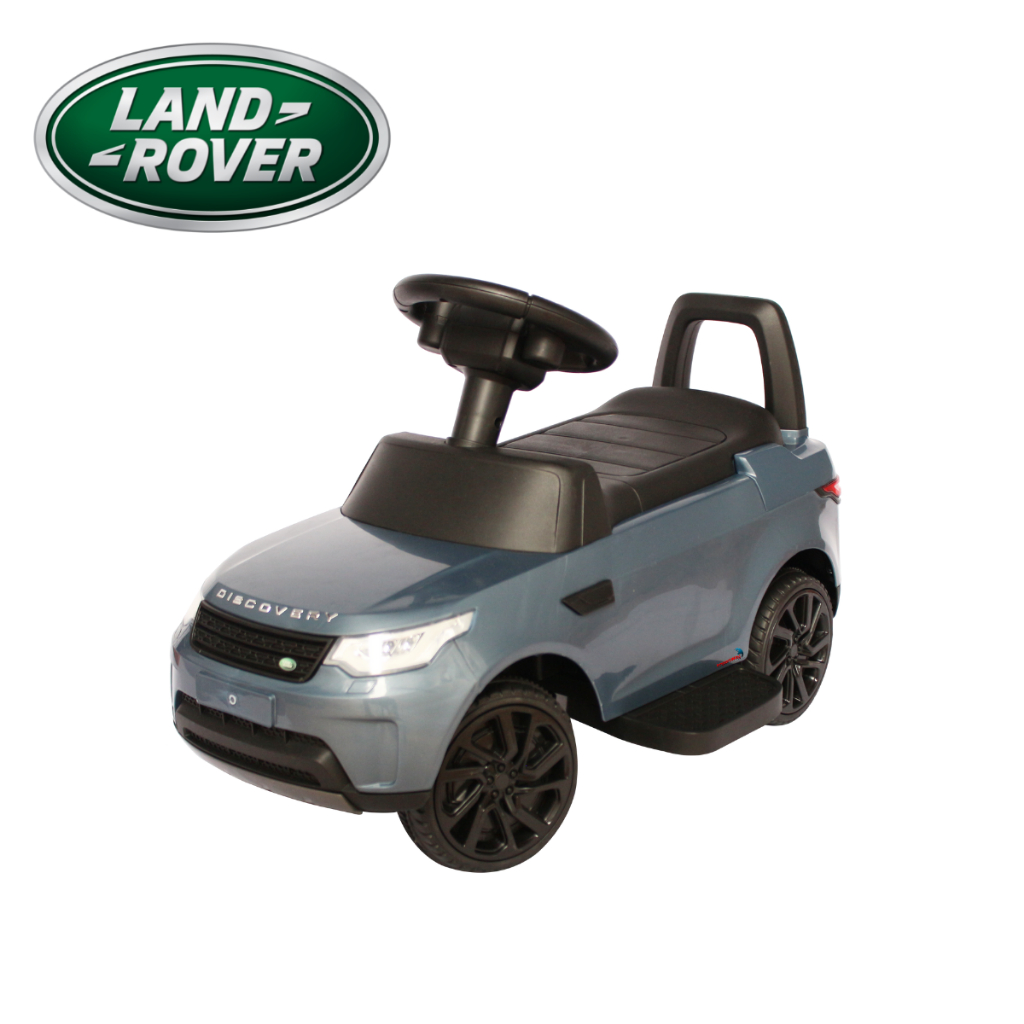 Mini Carro Elétrico Infantil Criança Land Rover Discovery Prata Bateria Recarregável 6V Bivolt