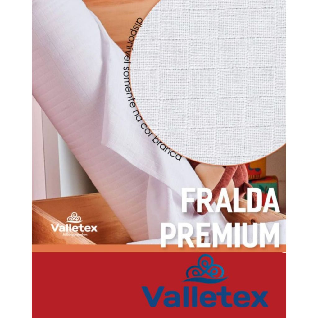 Tecido Fralda 100% algodão Quadriculada - 3 metros ou 10 metros - PREMIUM - Valletex- FRALDA QUADRADINHOS. em Oferta na Shopee