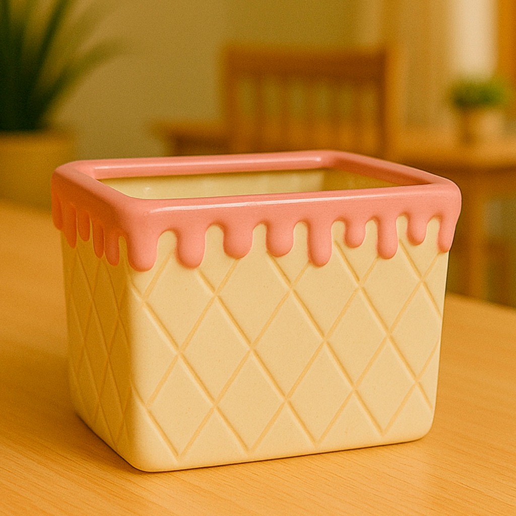 Pote Sobremesa Sorvete Em Cerâmica Mesa Posta Buffet