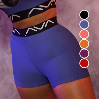Short Feminino Academia Elástico Personalizado AVA Fitness Power em Oferta na Shopee