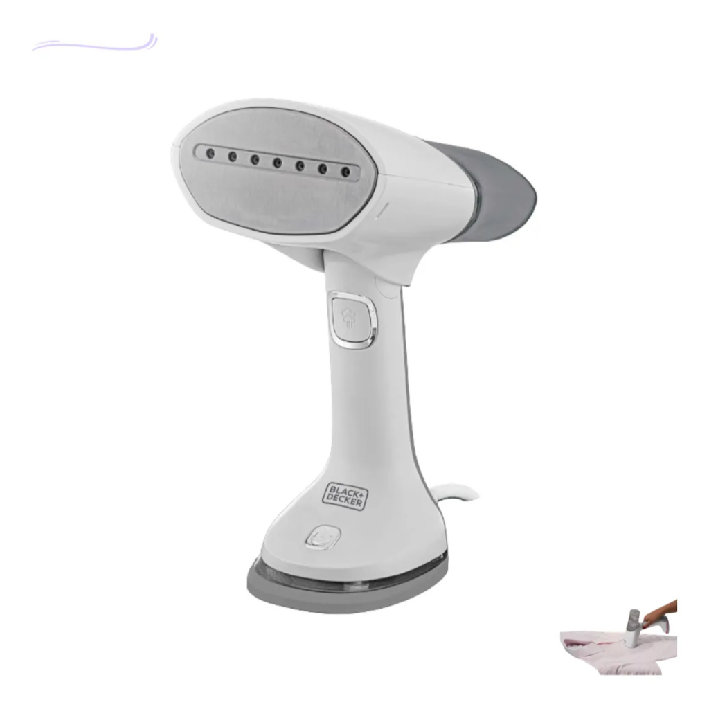 Ferro Vaporizador Roupa Dobrável Black Decker Bivolt Bdv3000 Passadeira Vapor Higienizador Compacto 3x1 Portátil
