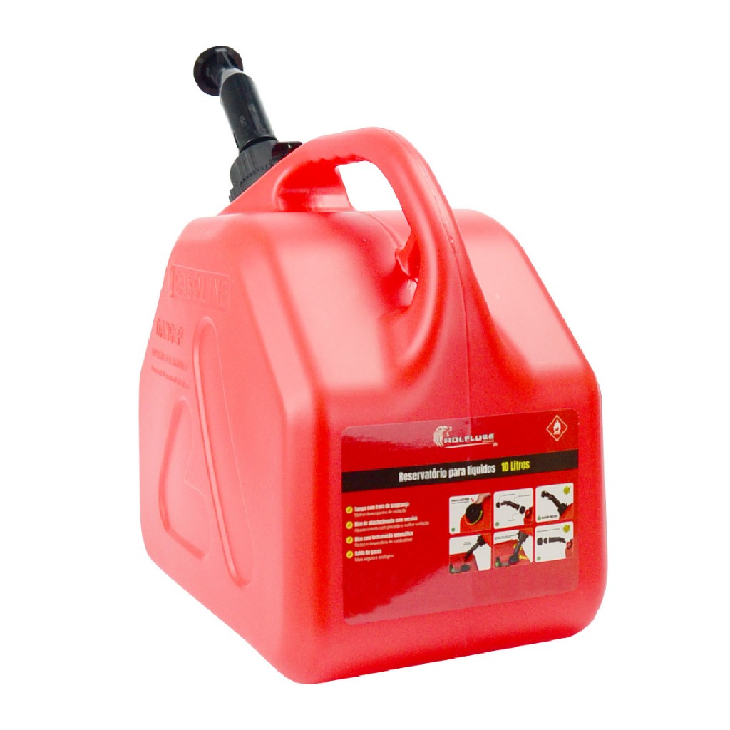 Unidade de Abastecimento Manual Galão 10L Para Gasolina Combustível 2079W - LUPUS em Oferta na Shopee