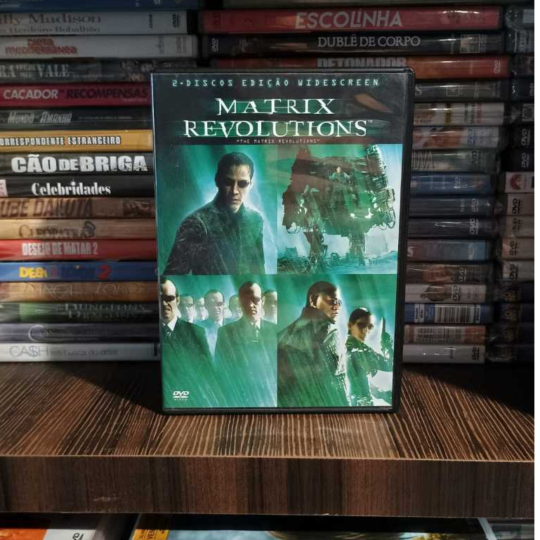 DVD MATRIX - REVOLUTIONS (DUBLADO/DUPLO)