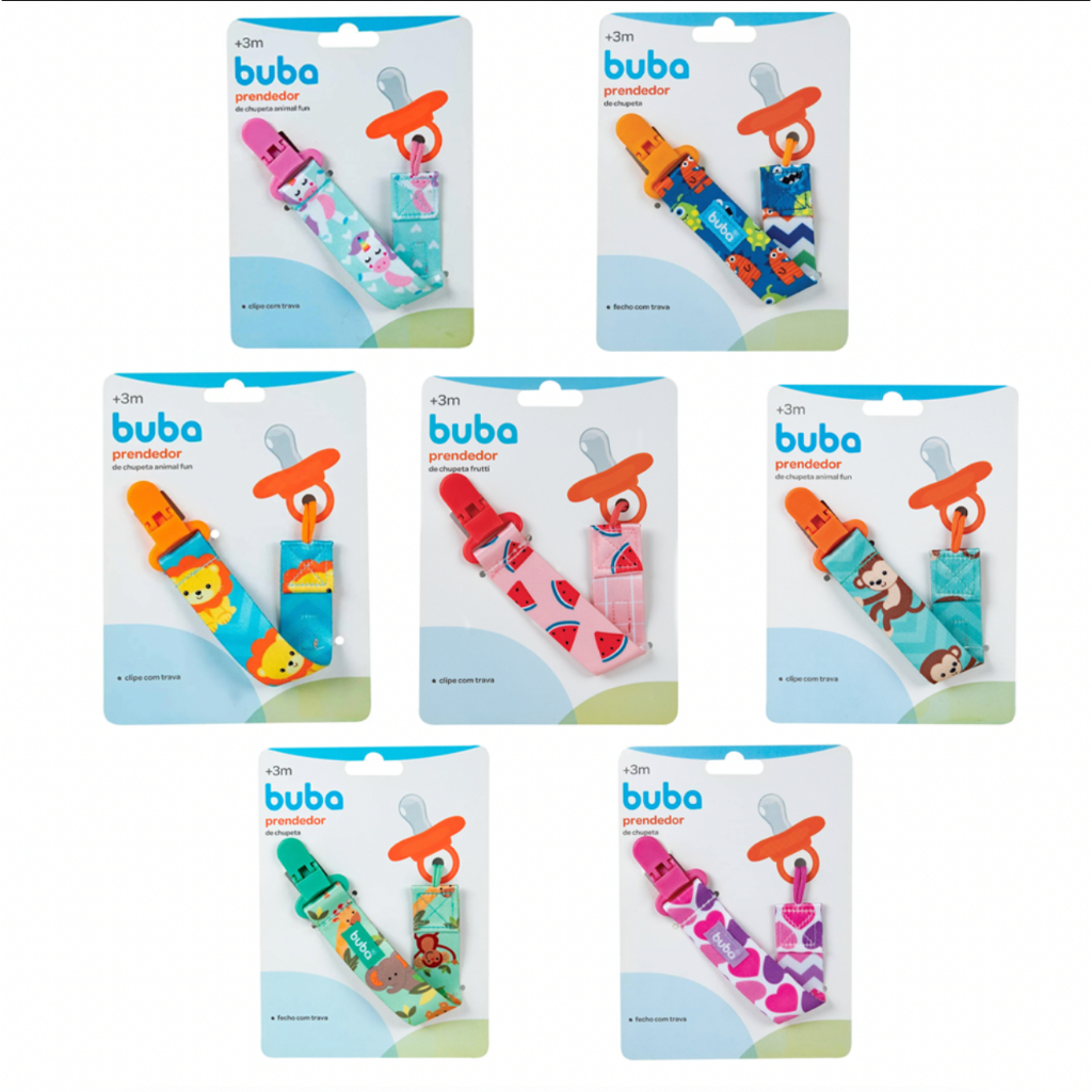 Prendedor De Chupeta Buba Diversos