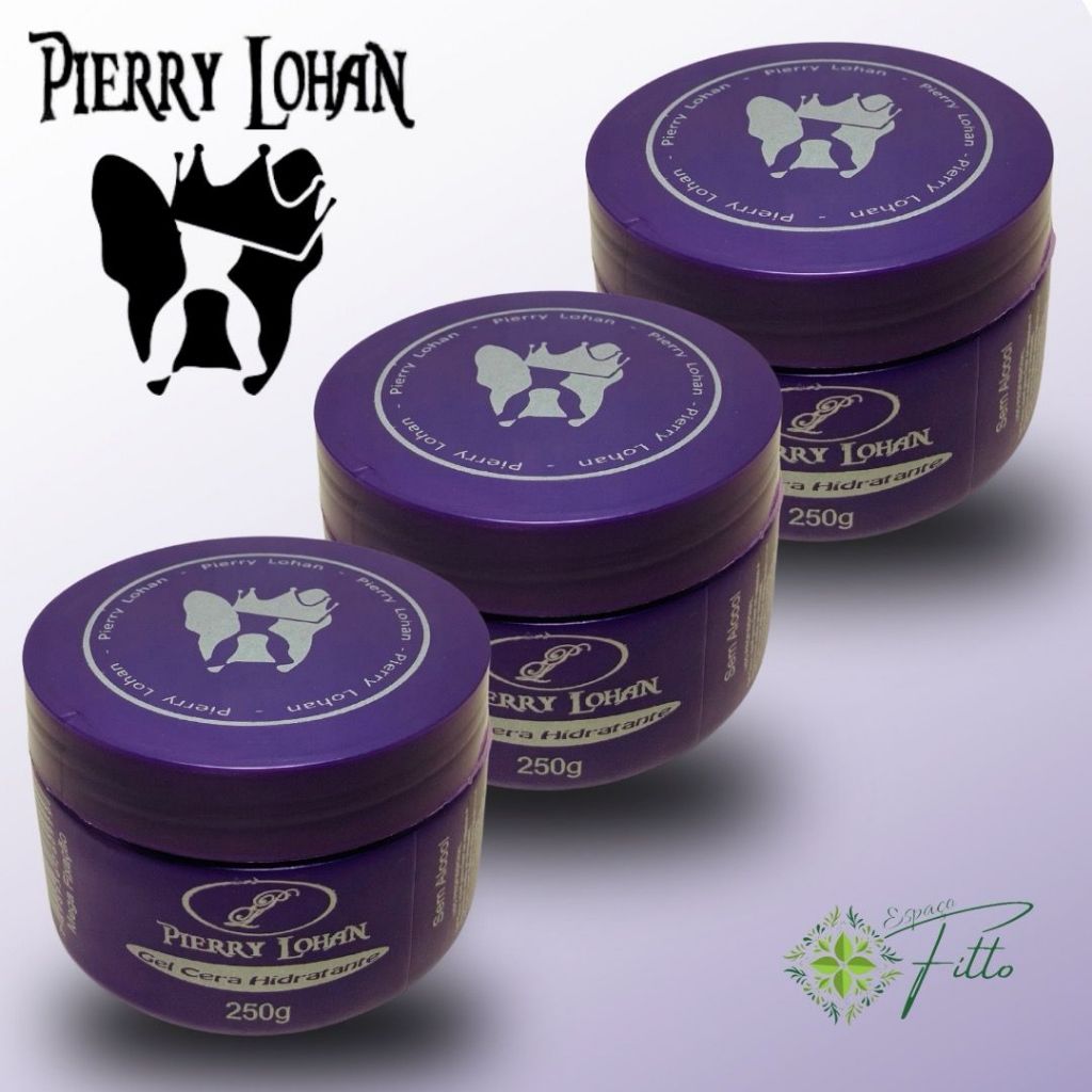 Kit 03 Gel Cera Pierry Lohan De 250g A Pronta Entrega Promoção em Oferta na Shopee