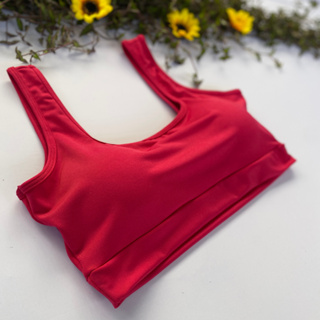 Top Academia Fitness Casual Básico Regata com Bojo Removivel Caminhada Suplex Treino Cropped em Oferta na Shopee