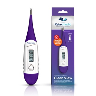 Termômetro Digital Clean View Relaxmedic em Oferta na Shopee