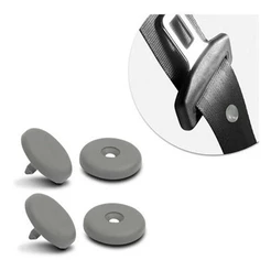 Kit 2 Botões Limitador Altura Fivela Cinto Segurança 3 Ponto.