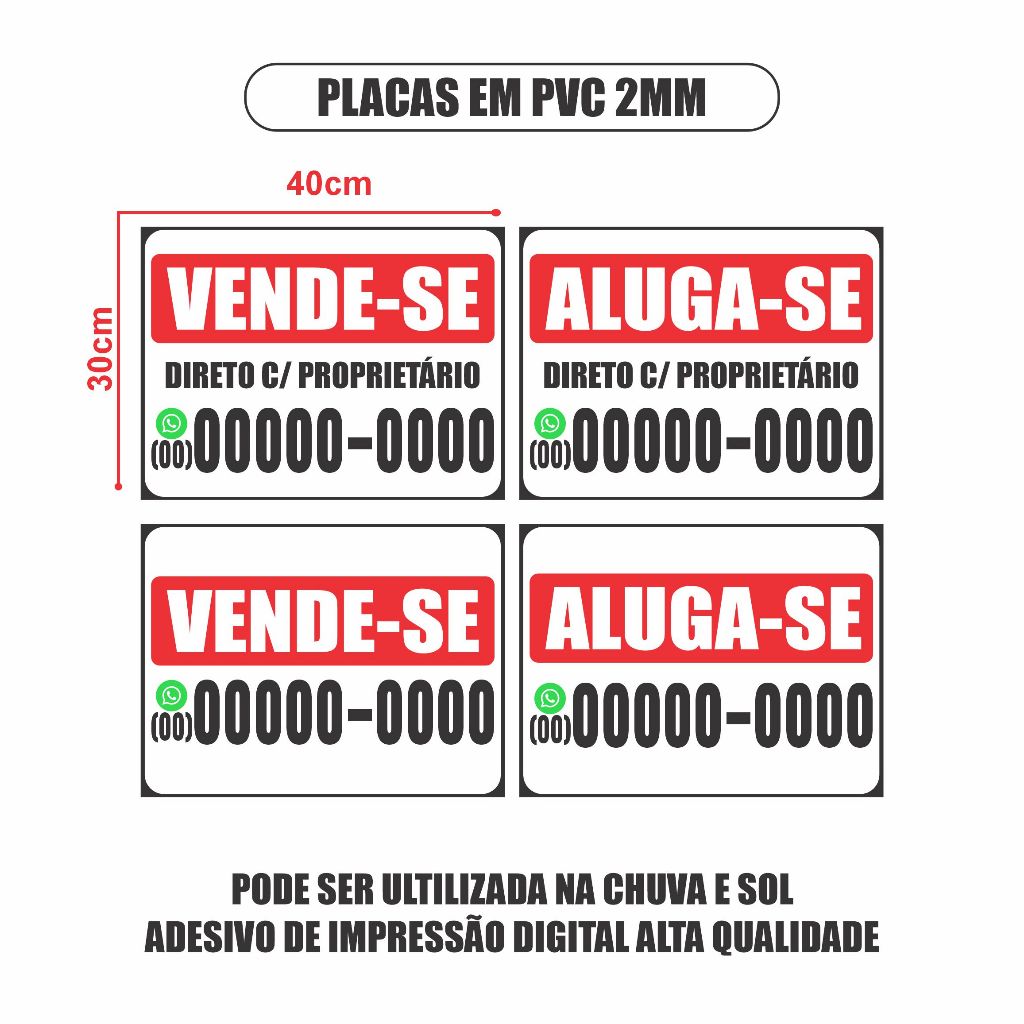 Placa de Vende se: Onde Comprar | BuscaProdutos