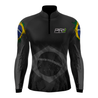 CAMISA BLUSA CAMISETA PROX FISHING BRASIL PATRIOTA COM PROTEÇÃO SOLAR UV50+ em Oferta na Shopee