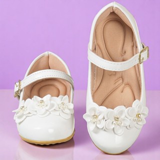 Sapatilha Infantil Menina Moça Sapato Boneca Feminina Sapatinho Daminha Fivela 16 ao 34 Festa Flor em Oferta na Shopee