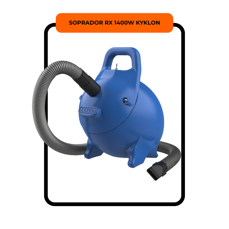 Soprador Pet Shop Banho E Tosa Rx 1400w Kyklon Azul 110V ou 220V