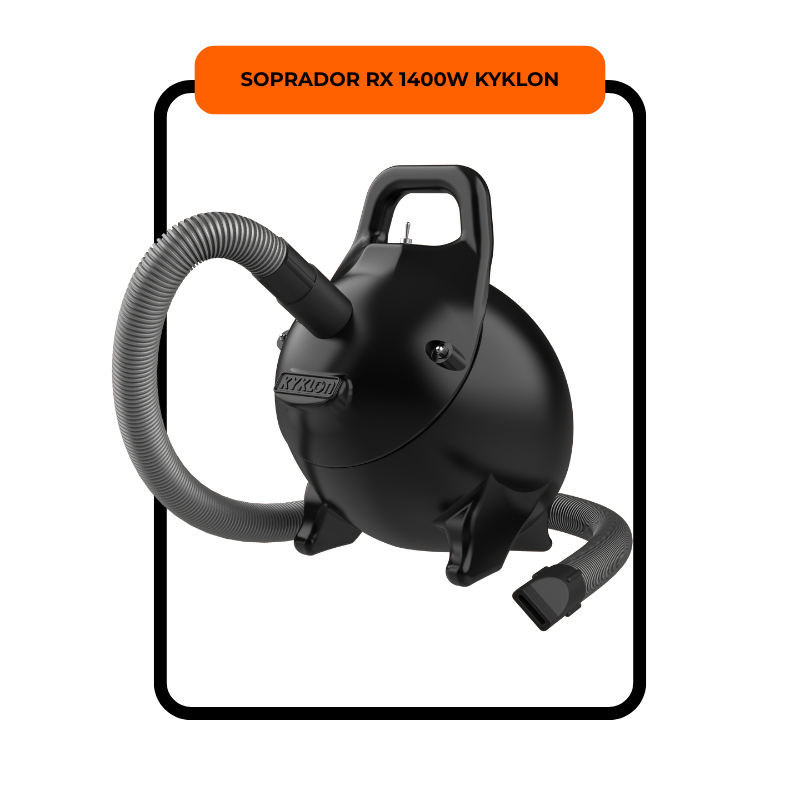 Soprador Pet Shop Banho E Tosa Rx 1400w Kyklon Preto 110V ou 220V