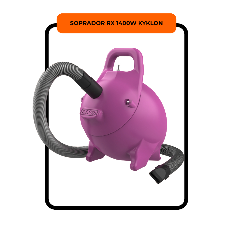 Soprador Pet Shop Banho E Tosa Rx 1400w Kyklon Rosa 110V ou 220v Não é Bivolt