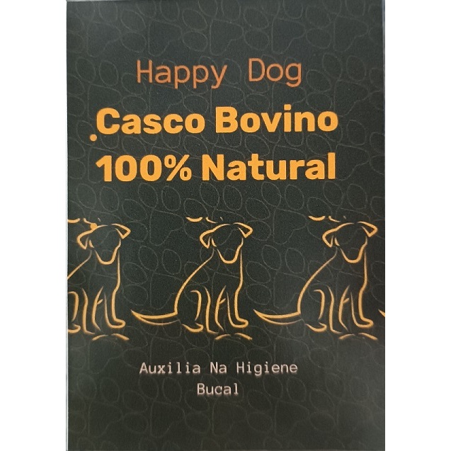 Kit 10 Casco Bovino 100% Natural Mordedor para cães