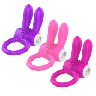 Anel Rabbit Vibrador Peniano c/ Estimulador de Clitóris Vip Mix em Oferta na Shopee