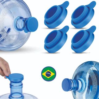 Tampa Para Galão De Água Mineral De 20 Lts Resistente Silicone Garrafão Rolha Reutilizável em Oferta na Shopee