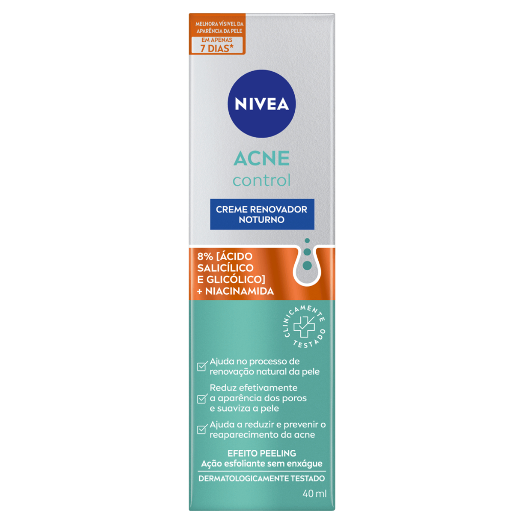 Creme Renovador Noturno Acne Control 40ml Nivea