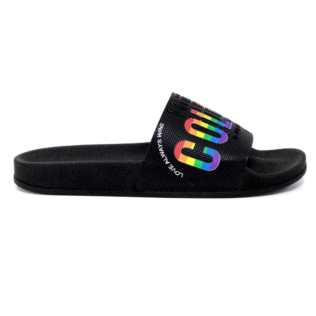 Slide Bianca Unissex Colcci Techfit Tira Larga Love Always Wins - Women Shoes