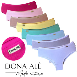 Kit 10 Calcinha Infantil algodão de 4 a 14 Anos Conforto meninas criança em Oferta na Shopee