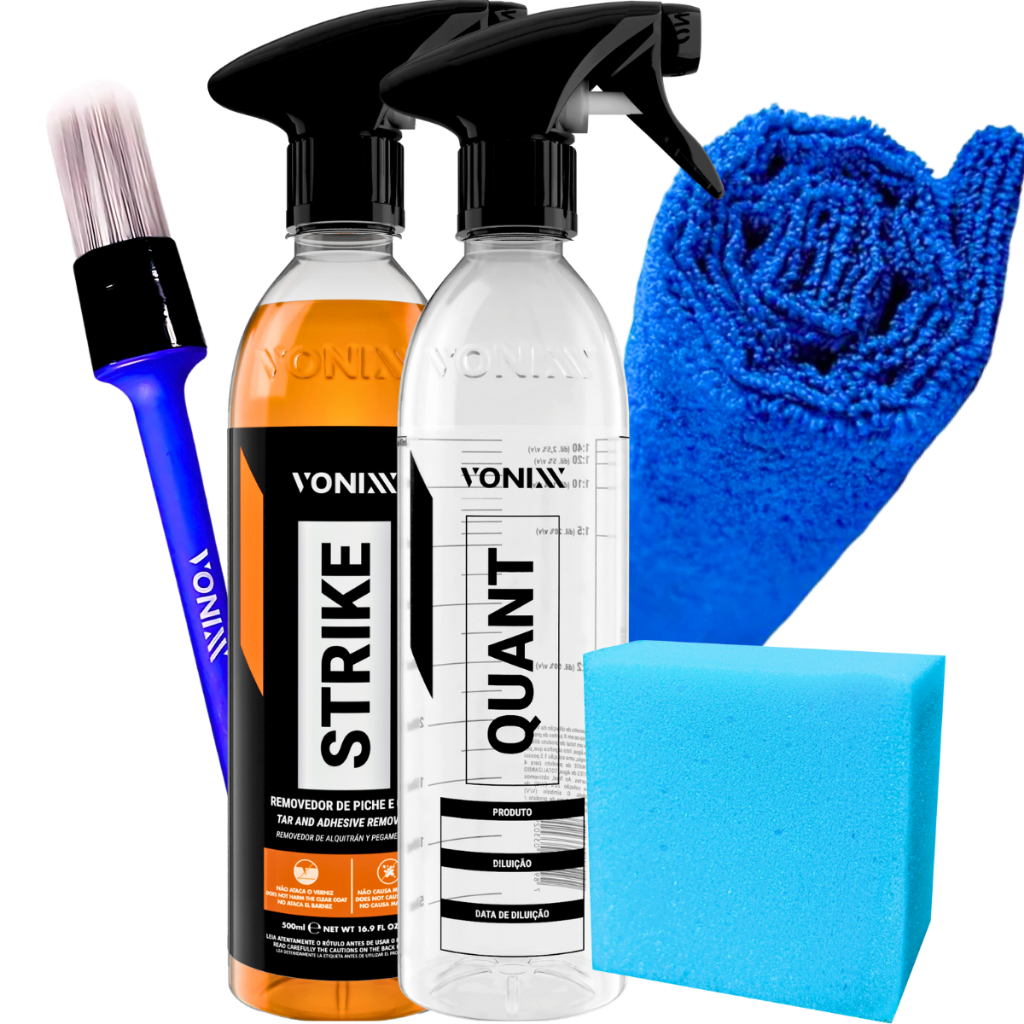 Kit Piche e Cola Quant Strike Removedor de Cola Graxa Tinta Caneta Asfalto Vonixx
